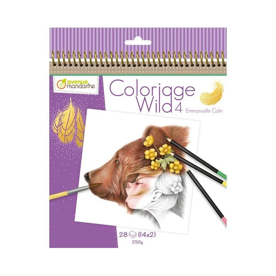 Avenue Mandarine - Emmanuelle Colin - Colouring book Wild 4