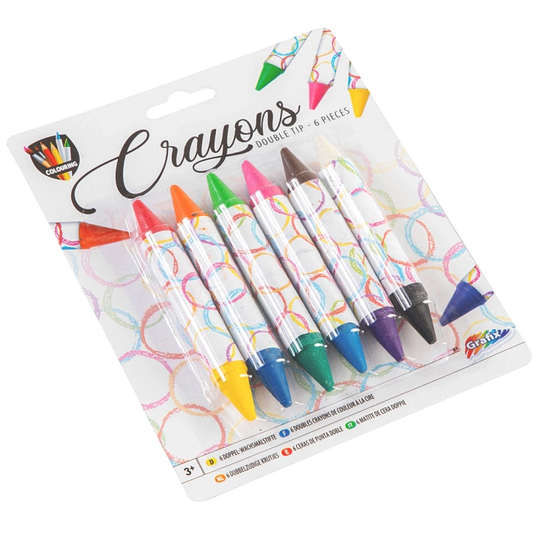 Grafix Double Tip Crayons 6-set