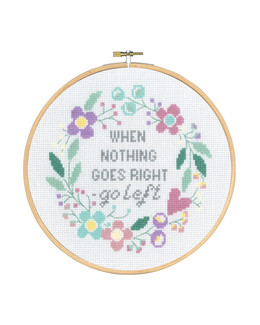 Broderikit Tavla When nothing goes right