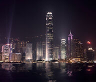 Canvas-taulu | Akustiikkataulu Hong Kong at night 1520