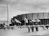 Canvas-taulu | Akustiikkataulu Helsingin olympialaiset 1952 MV Helsingin kaupunginmuseo 3799