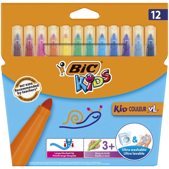 BIC Kids Tussikynät XL 12-setti