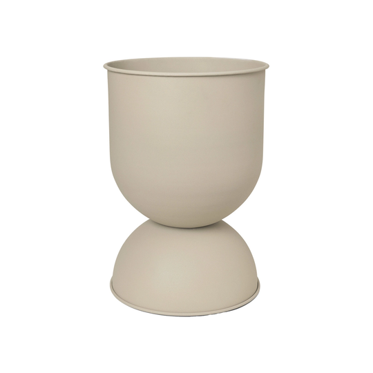 ferm LIVING Hourglass ruukku, M, cashmere