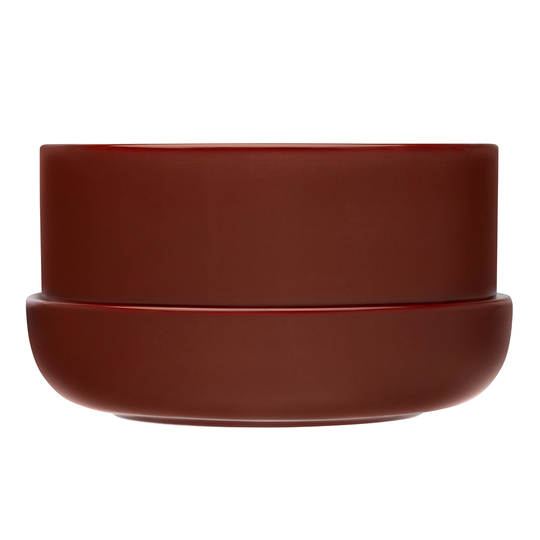 Iittala Nappula ruukku alustalla, 240 x 130 mm, ruskea