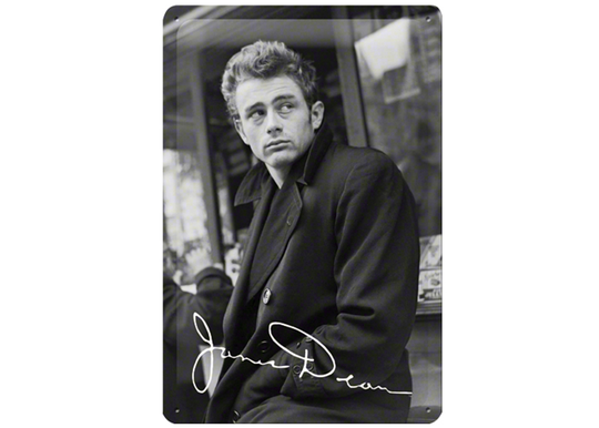 Retro metallitaulu JAMES DEAN 20x30 cm