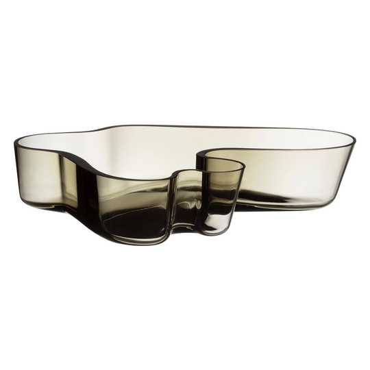 Iittala Aalto malja, 262 x 50 mm, savunharmaa