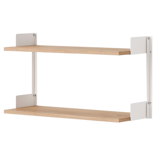 New Works New Works Wall hylly, 450, tammi - valkoinen