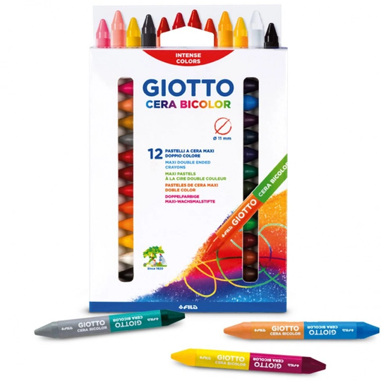Giotto Cera Bicolor 12-setti