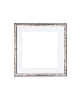 Kehys hopeaharmaa 30x30 cm jossa pp