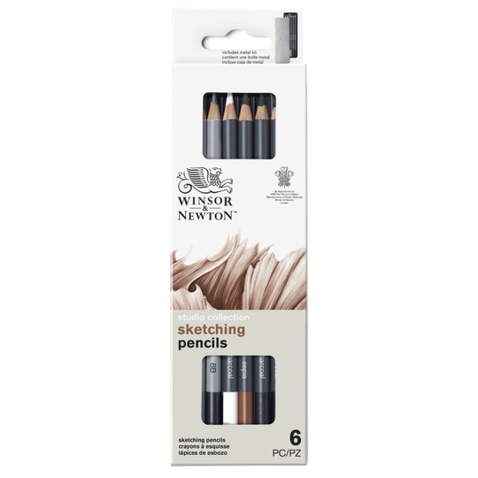 Winsor & Newton Studio Collection Luonnoskynät 6-setti