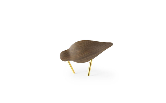 Normann Copenhagen - Shorebird Small - Walnut/Brass (100205)
