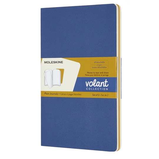 Moleskine Volant Large Sininen/Keltainen Plain