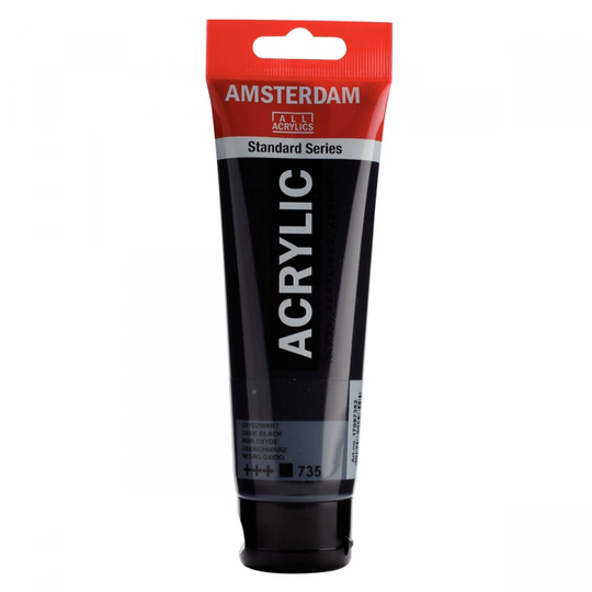Amsterdam Akryylimaali 120 ml 735 Oxide Black