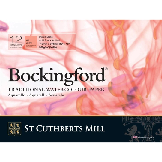St Cuthberts Mill Bockingford Akvarelliilehtiö HP 300g 41x31cm