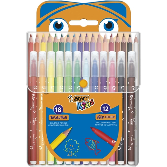 BIC Kids Coloring kit 2 - 30 osia