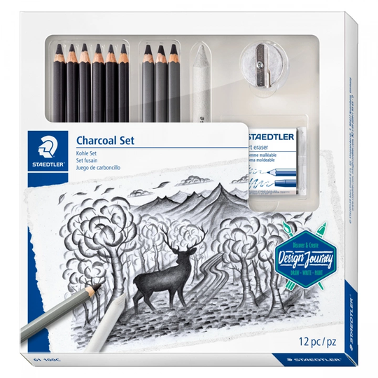 Staedtler Mixed Lumograph Charcoal set