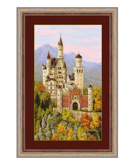 Kirjontapakkaus Taulu Neuschwanstein