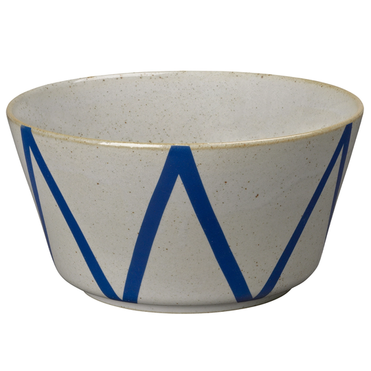 Lyngby Porcelain Dan-Ild kulho, 21 cm, zig zag