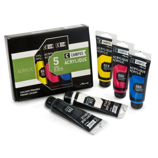 Raphaël Akryylimaalisetti Campus 5x100ml Tuubia