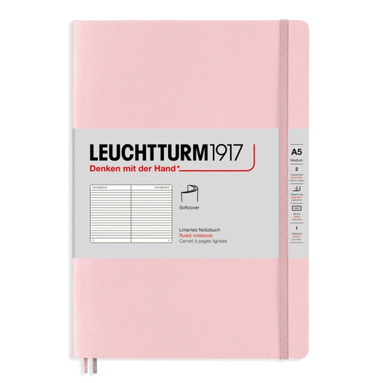 Leuchtturm1917 Notebook A5 Softcover Powder Ruled