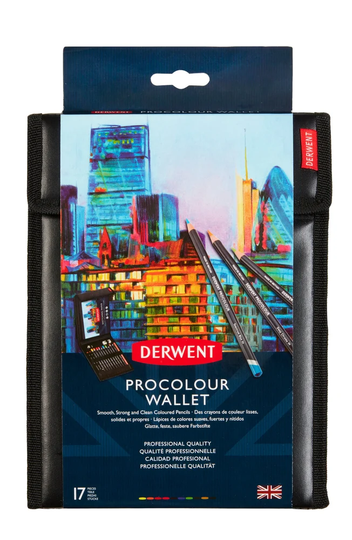 Derwent - Procolour Pencils, 17 Wallet