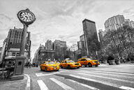 Canvas-taulu | Akustiikkataulu New York taxi 1107