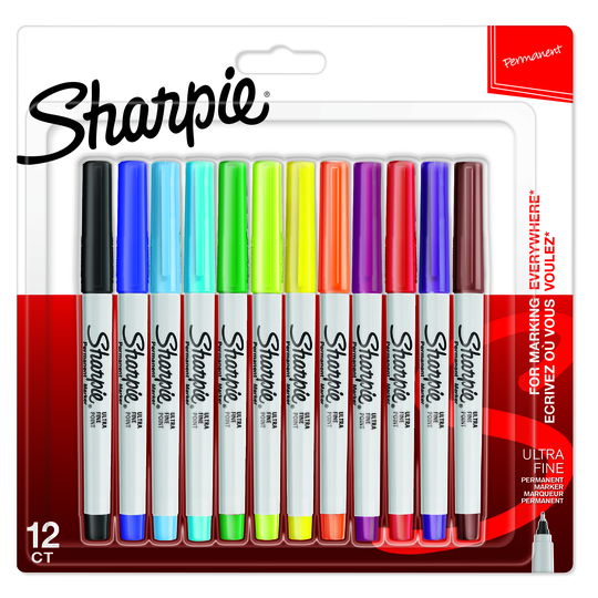 Sharpie - Permanent Markers - Ultra Fine Point (2065408)