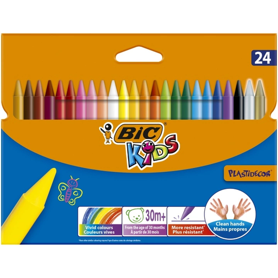 BIC Kids Plastidecor Liidut 24-setti