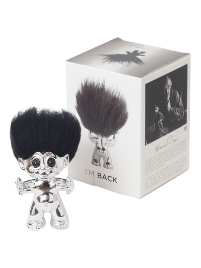 Good Luck Troll - Gjøl Peikko 9 cm. - Chrome