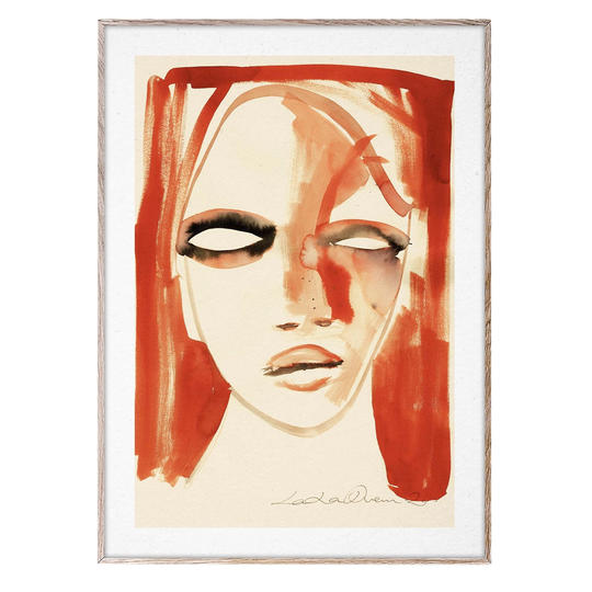 Paper Collective Red Portrait juliste