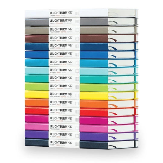 Leuchtturm1917 Notebook A5 Medium Ruled Port Red