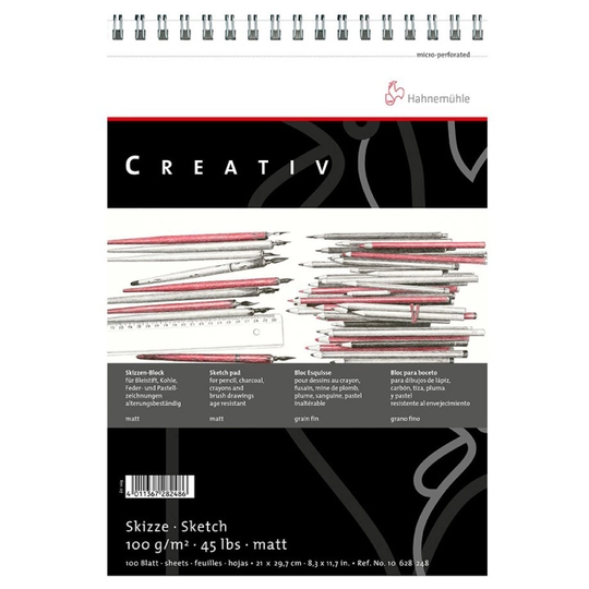 Hahnemühle Creativ Luonnoslehtiö A4