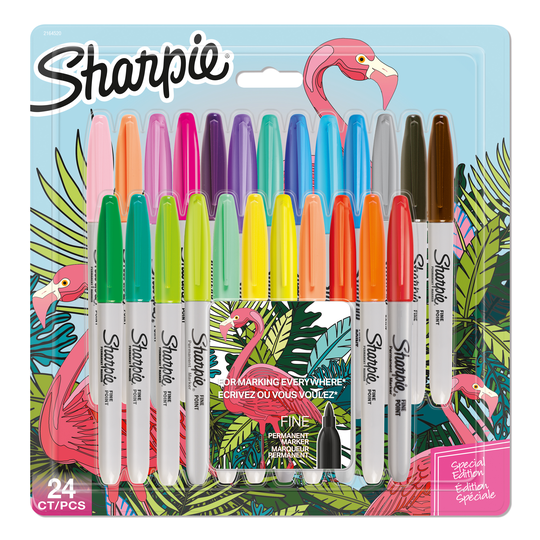 Sharpie - Permanent Markers - Fine Point Flamingo (2169766)