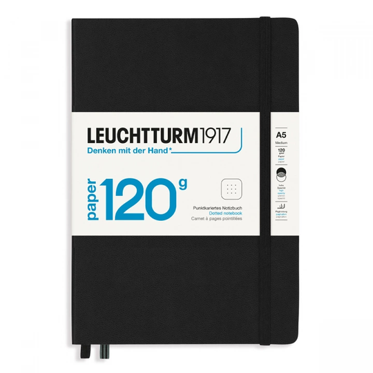 Leuchtturm1917 Notebook A5 120g Black Dotted