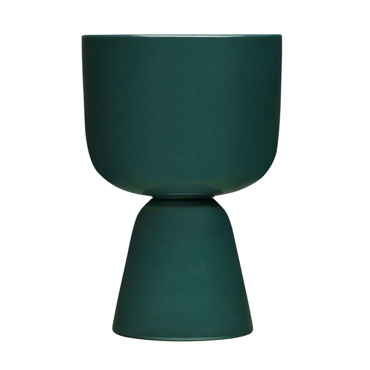 Iittala Nappula ruukku 230 x 155 mm, tummanvihreä