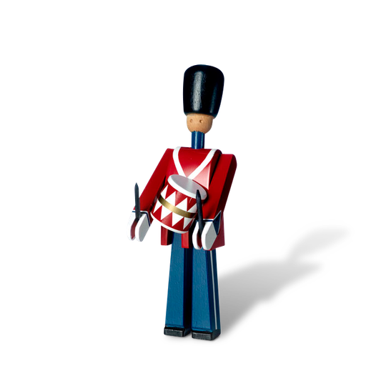 ​Kay Bojesen - Drummer small red/blue/whitel (39024)
