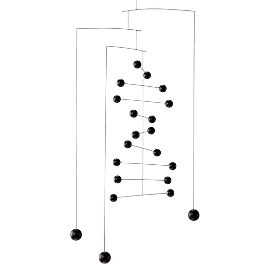 Flensted Mobiles Counterpoint mobile, musta