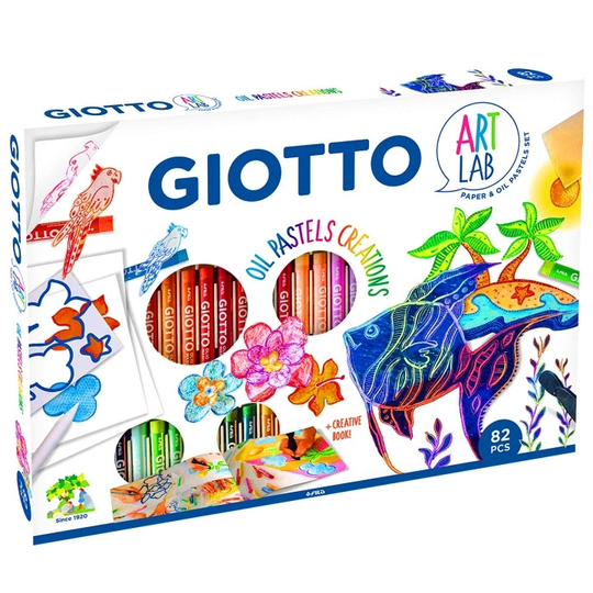 Giotto Art Lab Piirtää pastellilla - 82 osat