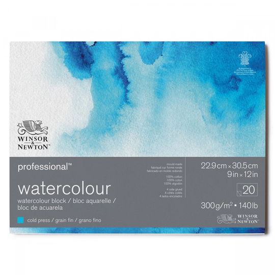 Winsor & Newton Professional Akvarellilehtiö CP 23x31cm 300g