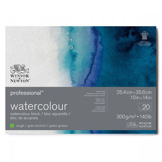 Winsor & Newton Professional Akvarellilehtiö Roughx36 cm 300g