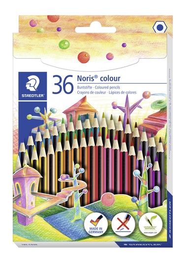 Staedtler - Noris Color Colouring Pencil, 36 pc (185 CD36)