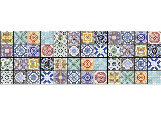 Keittiön välitila Vintage tiles 350x60 cm