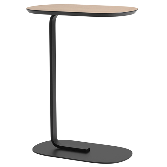 Muuto Relate sivupöytä, k. 73,5 cm, tammiviilu - musta