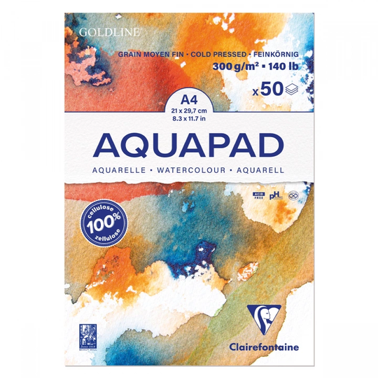 Clairefontaine Akvarellilehtiöt 300g A4