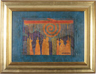 Juhani Palmun teos - Hahmot - 55x43 cm
