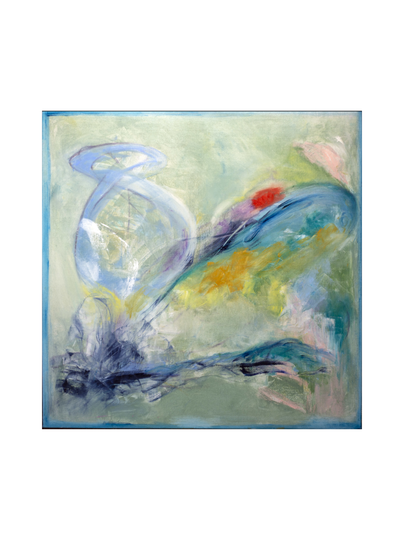 Aina ja ikuisesti, 100x100cm, öljyvärimaalaus, pia rydman
