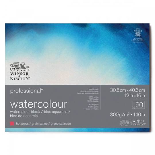 Winsor & Newton Professional Akvarellilehtiö HP 31x41cm 300g