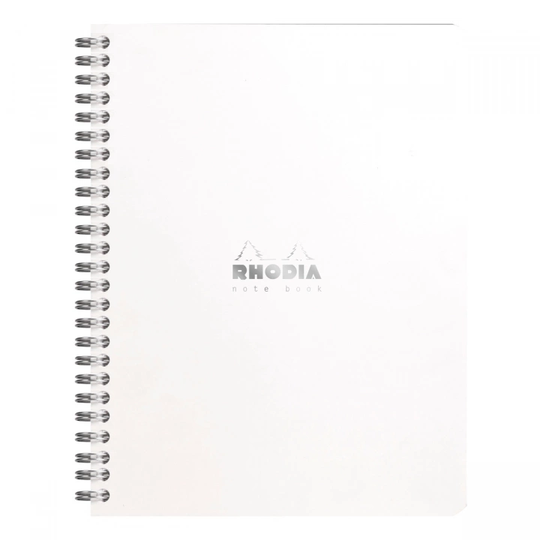 Rhodia Notebook Spiral Valkoinen A5 Viivoitettu