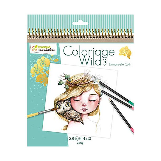 Avenu Mandarine - Emmanuelle Colin - Colouring book Wild 3