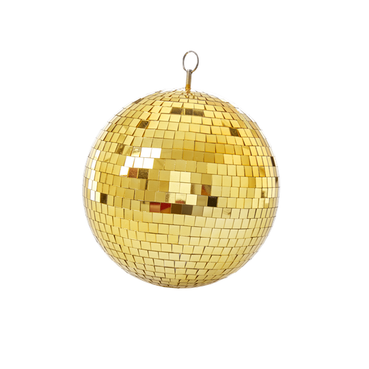 Rice - Gold Disco Ball - 25 cm